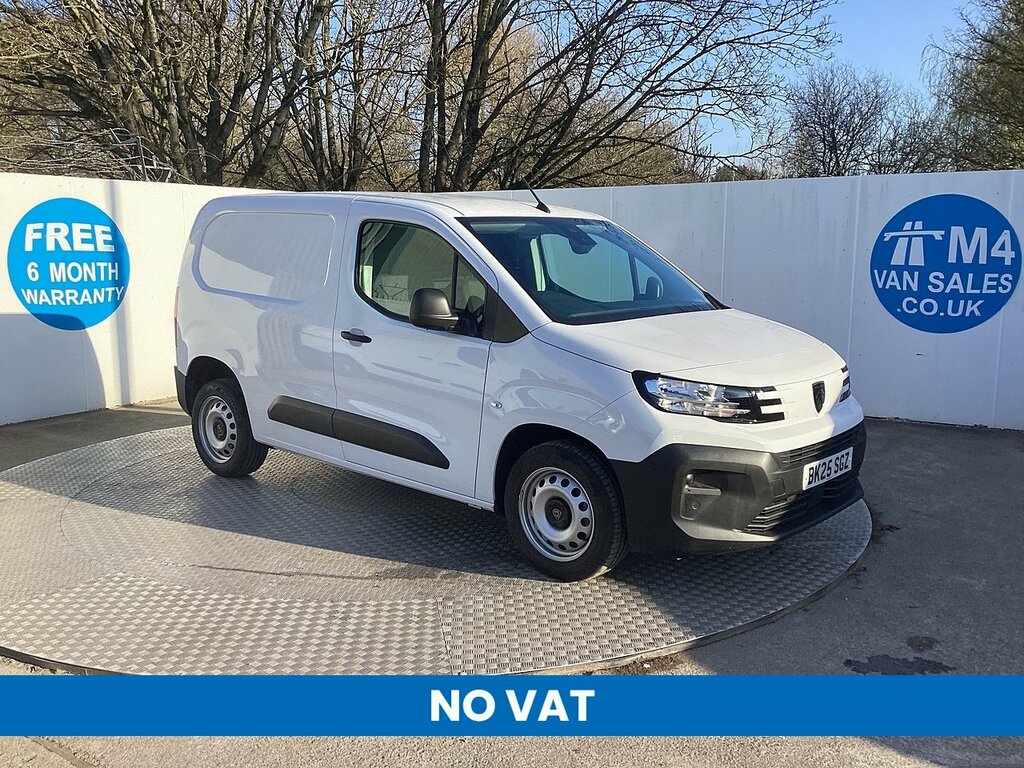 Peugeot Partner Bluehdi 1000 Professional Swb Euro 6 No Vat U White