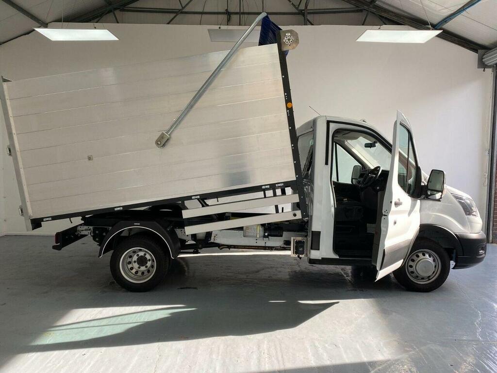 Ford Transit Custom 2.0 350 Ecoblue Hd Leader Chassis Cab M FL75FFF White #4