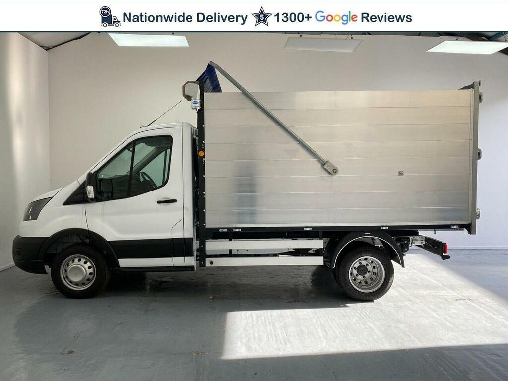 Ford Transit Custom 2.0 350 Ecoblue Hd Leader Chassis Cab M FL75FFF White #5
