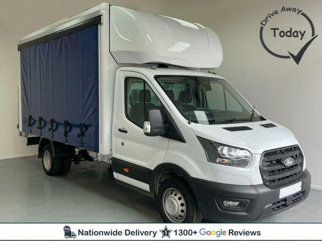 Ford Transit Custom 2.0 350 Ecoblue Leader Chassis Cab Manu White
