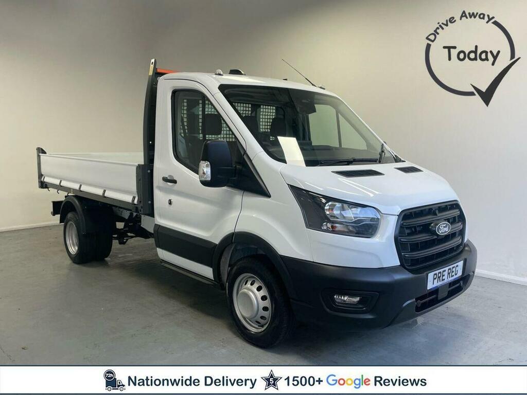 Ford Transit Custom 2.0 350 Ecoblue Leader Chassis Cab Manu White