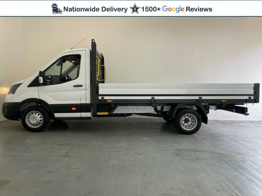 Ford Transit Custom 2.0 350 Ecoblue Leader Chassis Cab Manu VAN01W White #4