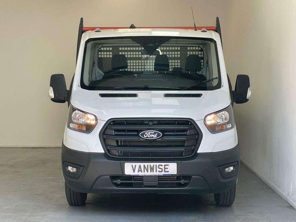Ford Transit Custom 2.0 350 Ecoblue Leader Chassis Cab Manu VAN01W White #2