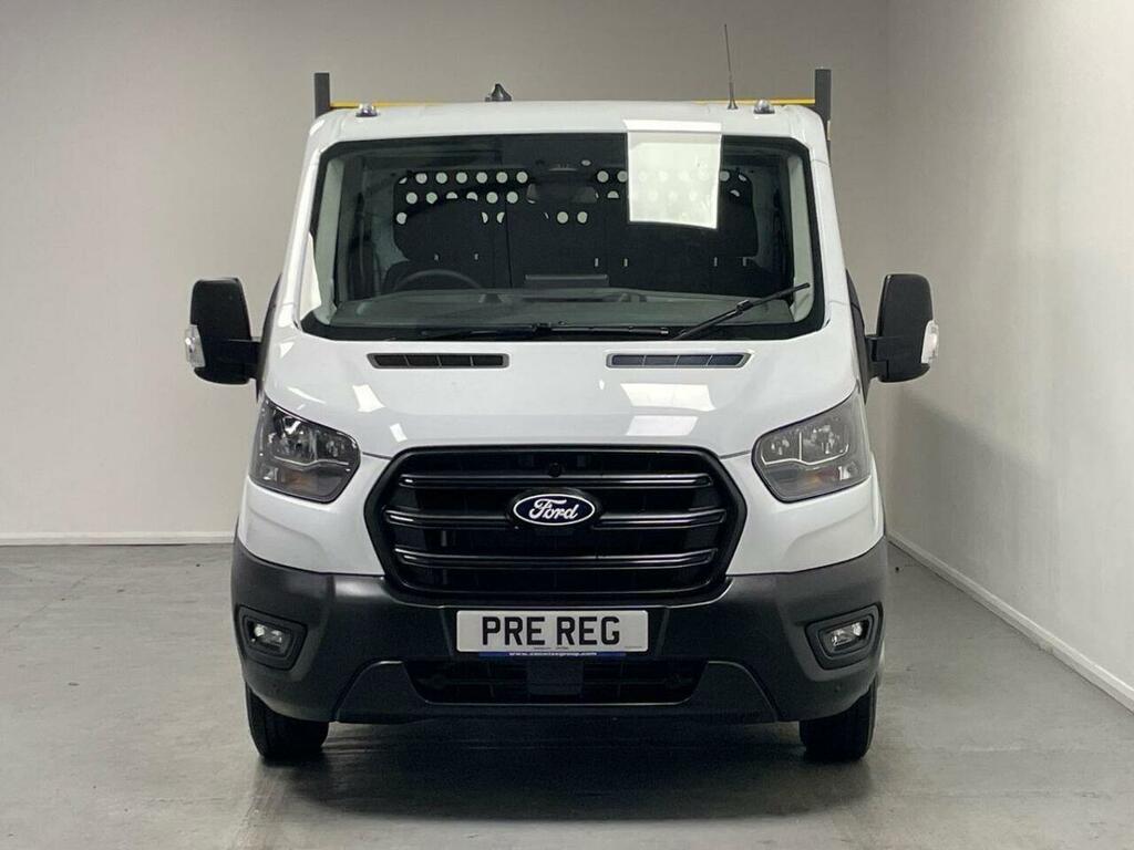 Ford Transit Custom 2.0 350 Ecoblue Leader Chassis Double Cab Dies VAN06W White #2
