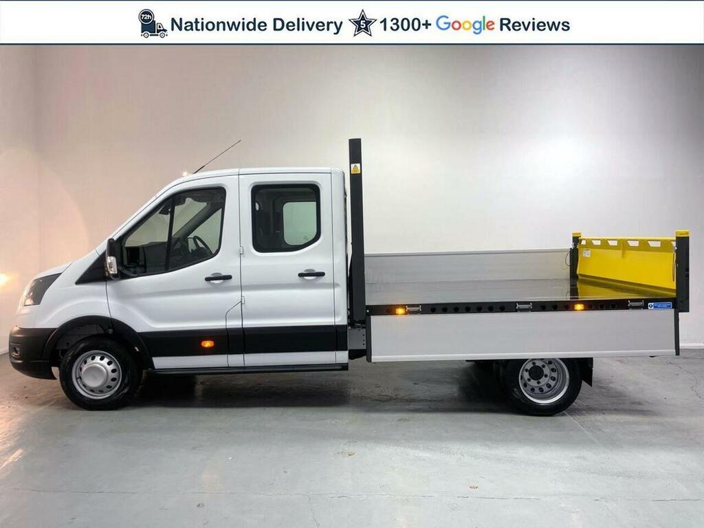 Ford Transit Custom 2.0 350 Ecoblue Leader Chassis Double Cab Dies VAN06W White #5