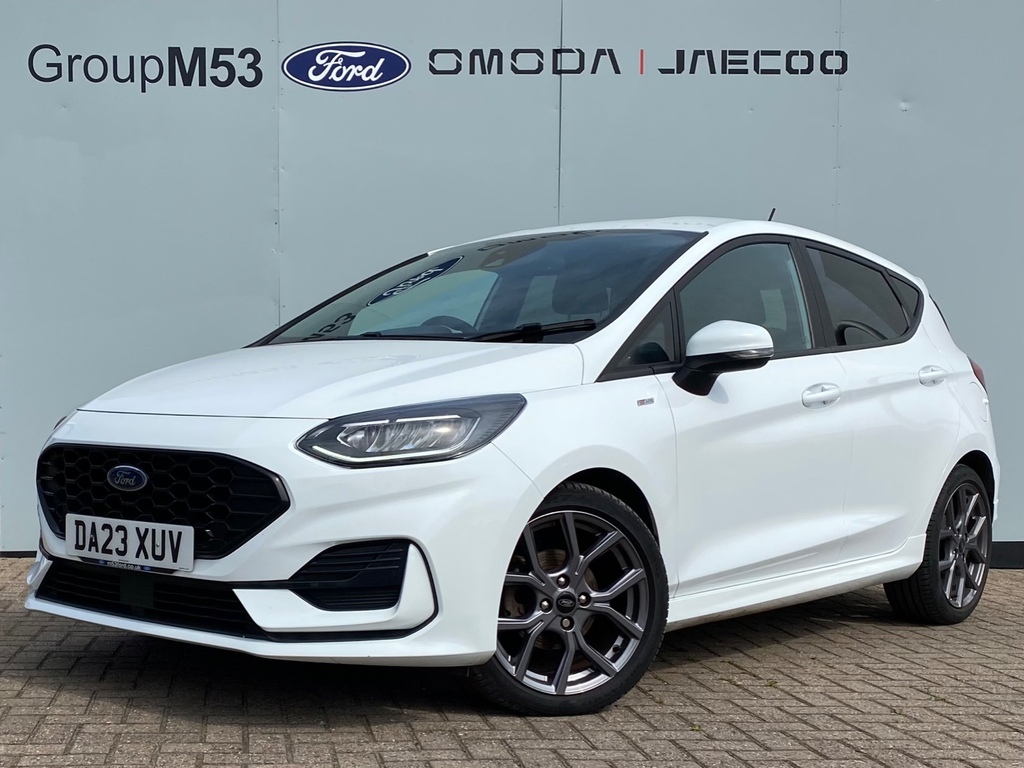 Ford Fiesta 1.0 Ecoboost Hybrid Mhev 125 St-line White