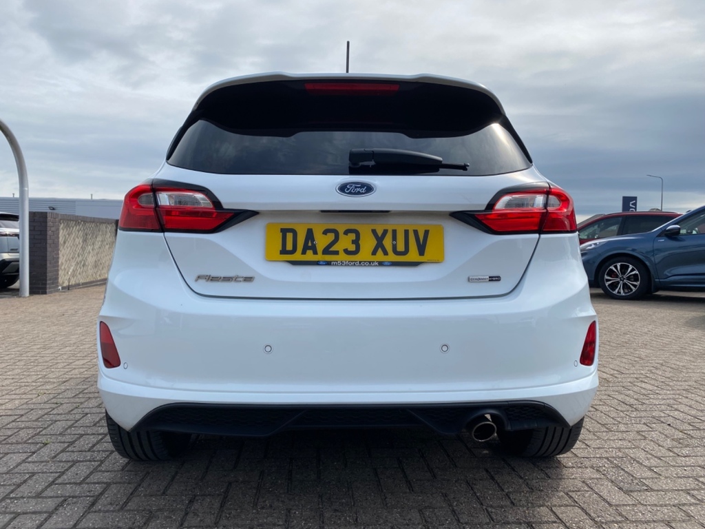 Ford Fiesta 1.0 Ecoboost Hybrid Mhev 125 St-line DA23XUV White #5