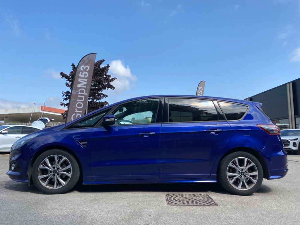 Ford S-Max 2.0 Tdci 180 St-line Powershift Blue #4