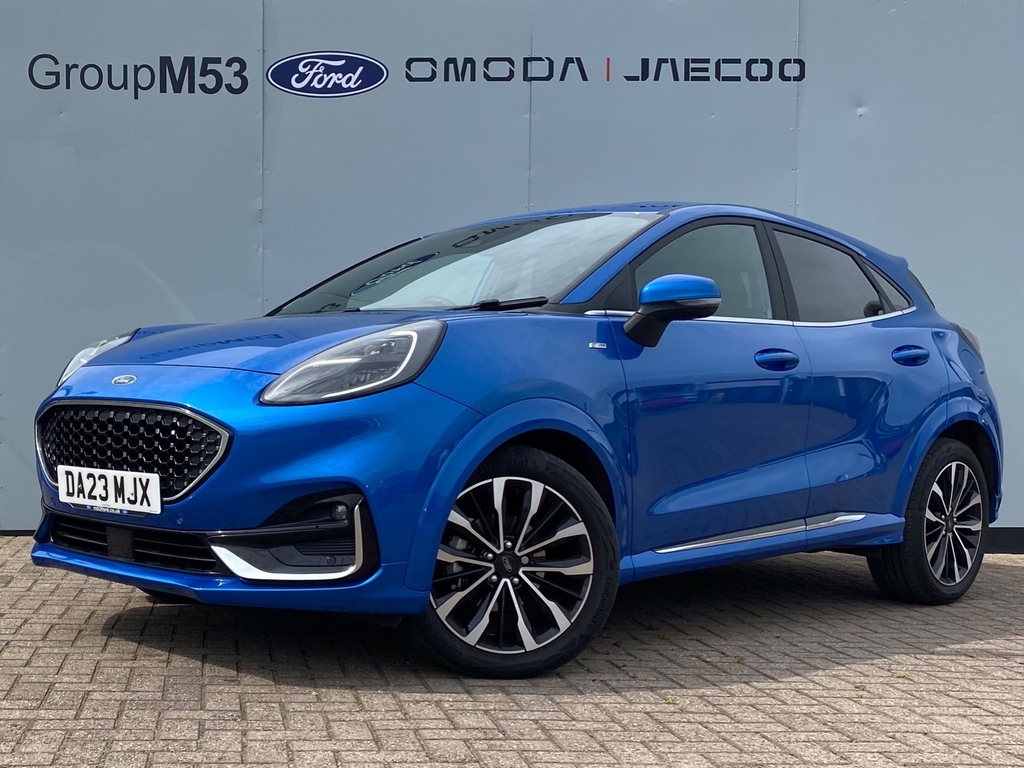 Ford Puma 1.0 Ecoboost Hybrid Mhev St-line Vignale Blue