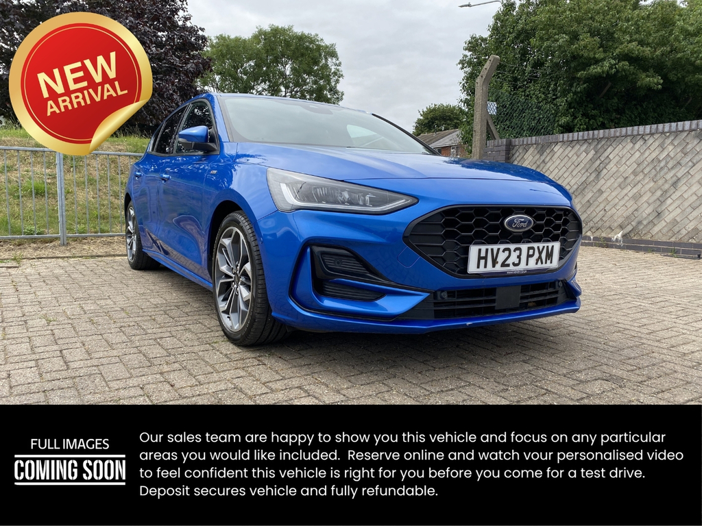 Ford Focus 1.0 Ecoboost St-line X HV23PXM Blue