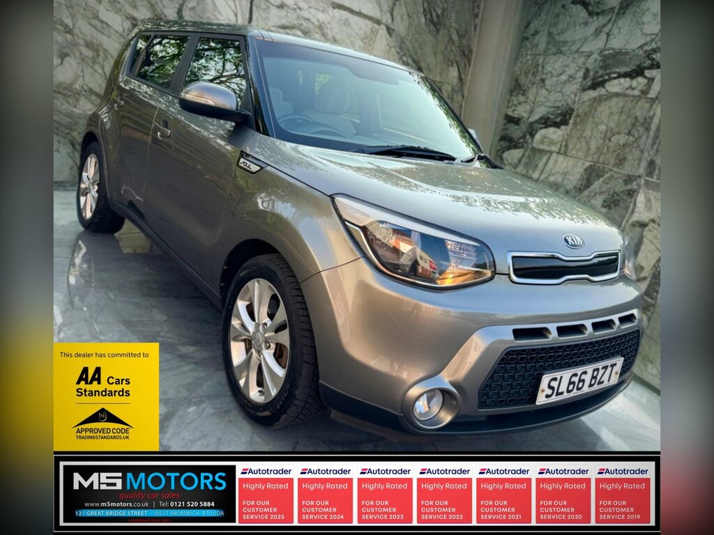 Kia Soul 1.6 Crdi Connect Plus Euro 6 Silver