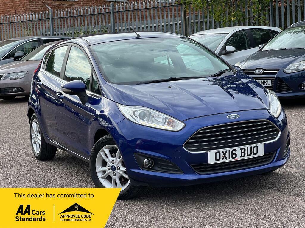 Ford Fiesta 1.0T Ecoboost Zetec Euro 6 Ss Blue