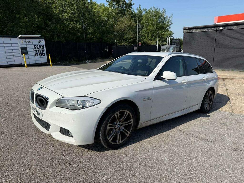 BMW 5 Series 2.0 520D M Sport Touring Euro 5 Ss White #3