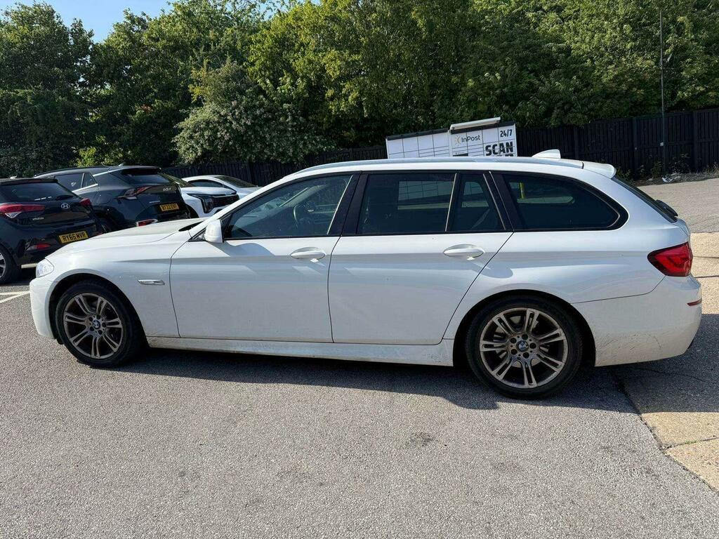 BMW 5 Series 2.0 520D M Sport Touring Euro 5 Ss White #5