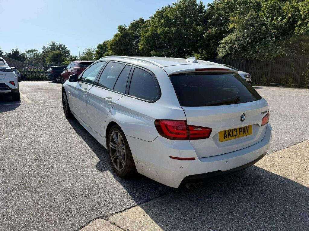 BMW 5 Series 2.0 520D M Sport Touring Euro 5 Ss White #4