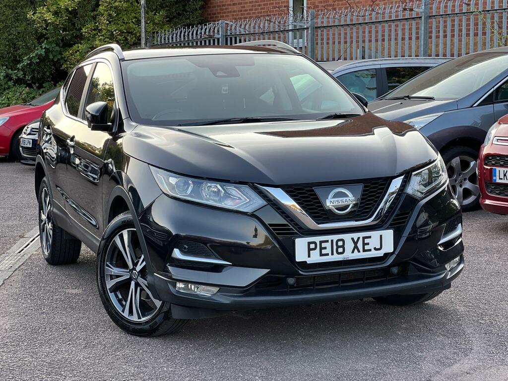 Nissan Qashqai 1.2 Dig-t N-connecta Euro 6 Ss PE18XEJ Black #6