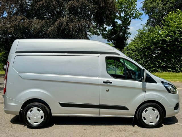 Ford Transit Custom 2022 2.0 320 Ecoblue Trend Panel Van Ma FE22ZXP Silver #5