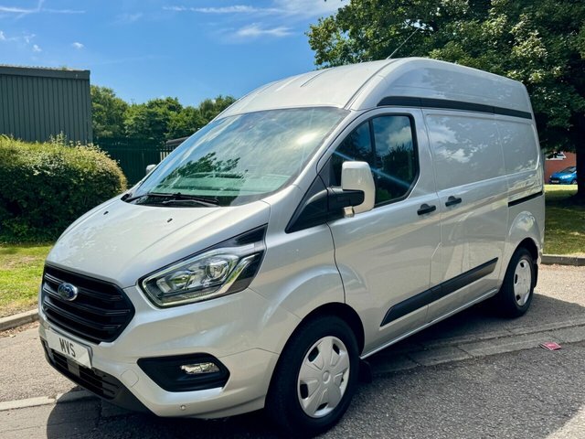 Ford Transit Custom 2022 2.0 320 Ecoblue Trend Panel Van Ma FE22ZXP Silver #3