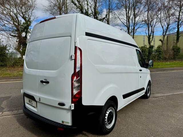 Ford Transit Custom 2020 2.0 300 Ecoblue Leader Panel Van M YS69OZJ White #3
