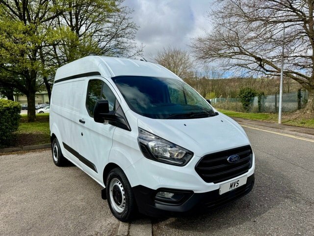 Ford Transit Custom 2020 2.0 300 Ecoblue Leader Panel Van M YS69OZJ White #2