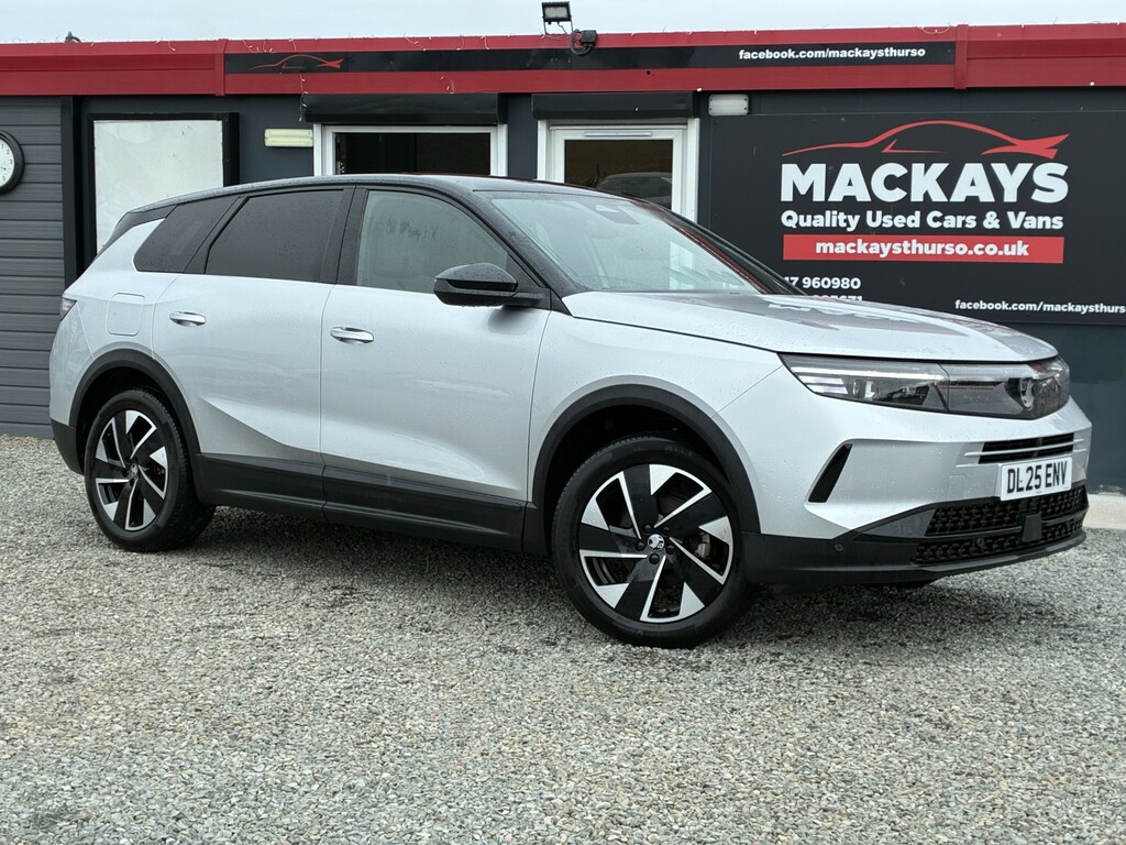 Vauxhall Grandland Suv 1.2 New Grandland Hybrid Ultimate 136Ps E-dct6 DL25ENV Silver