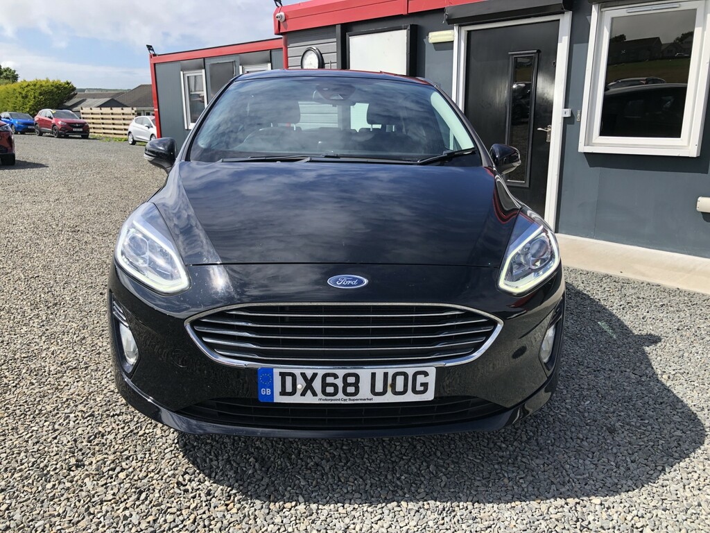 Ford Fiesta Hatchback 1.1 Ti-vct Zetec 2018 DX68UOG Black #2