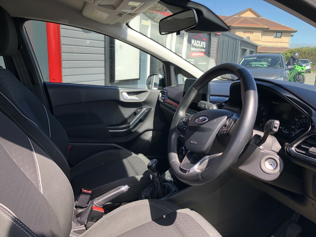 Ford Fiesta Hatchback 1.1 Ti-vct Zetec 2018 DX68UOG Black #6