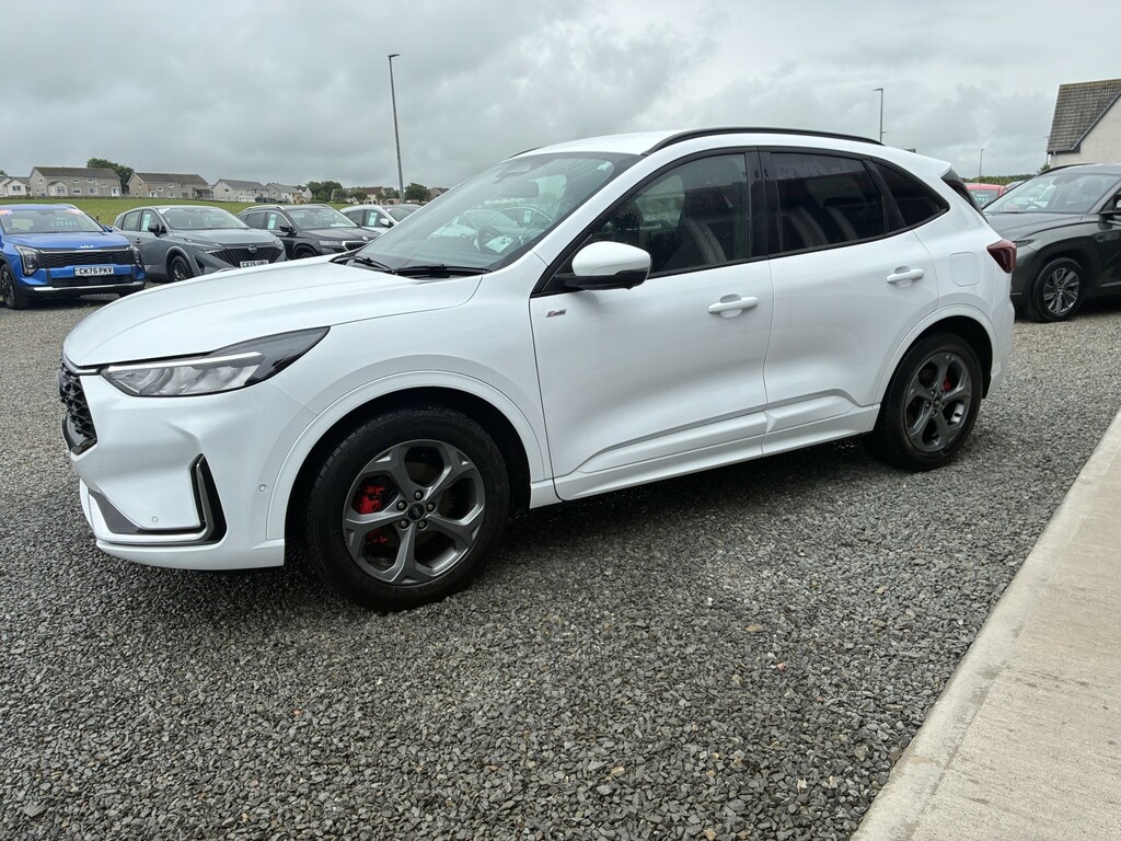 Ford Kuga Suv 2.5 Kuga St-line 2.5L Duratec Fhev 180P DN74UXL White #4
