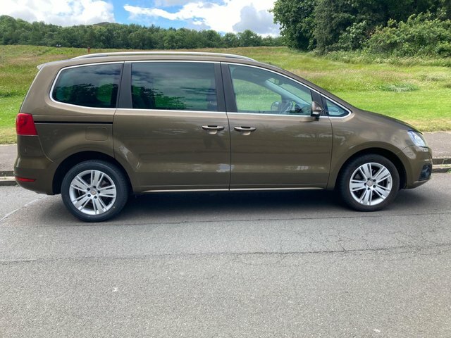 Seat Alhambra 2011 2.0 Tdi Cr Se Dsg Euro 5 Brown #2