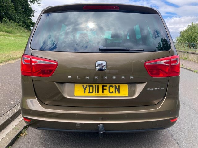 Seat Alhambra 2011 2.0 Tdi Cr Se Dsg Euro 5 Brown #3