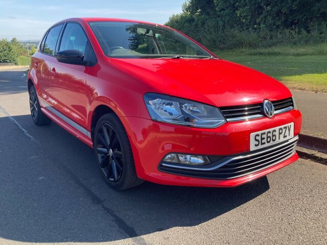 Volkswagen Polo 2017 1.0 Bluemotion Tech Beats Euro 6 Ss Red