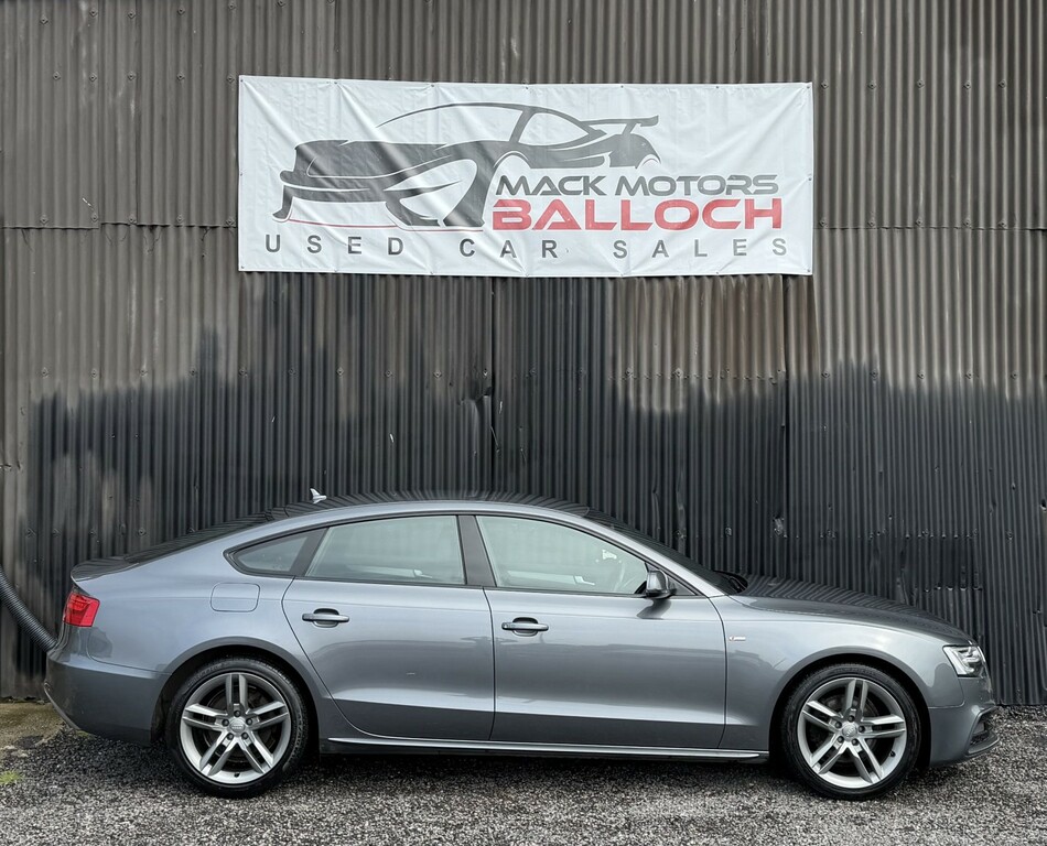 Audi A5 Hatchback 2.0 Tdi S Line 2014 Grey #4
