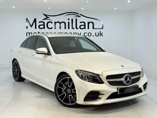 Mercedes-Benz C Class 2.0 C220d Amg Line Premium Saloon G-t White