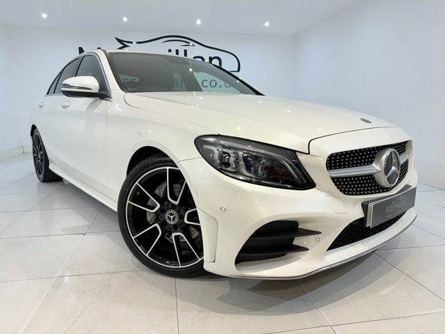 Mercedes-Benz C Class 2.0 C220d Amg Line Premium Saloon G-t White #5