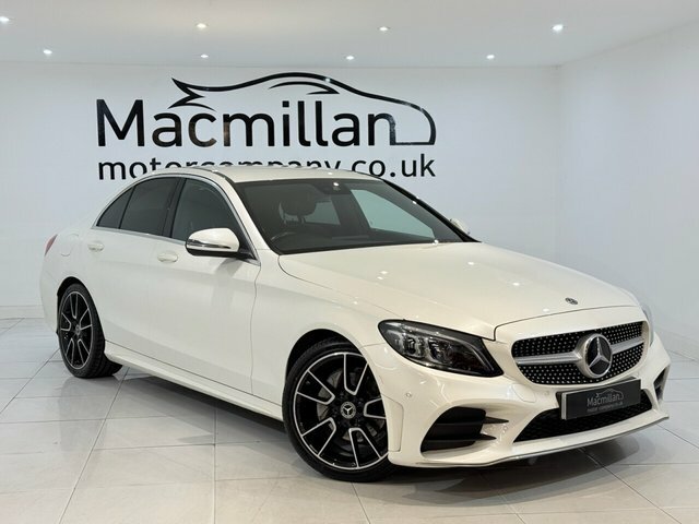 Mercedes-Benz C Class 2.0 C220d Amg Line Premium Saloon G-t White #2
