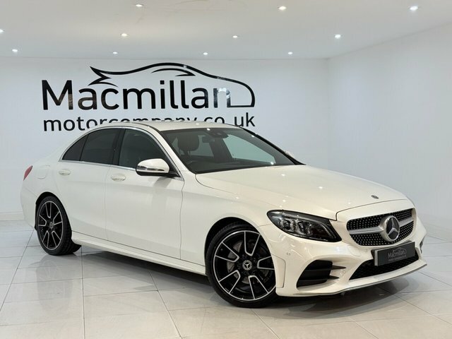 Mercedes-Benz C Class 2.0 C220d Amg Line Premium Saloon G-t White #3