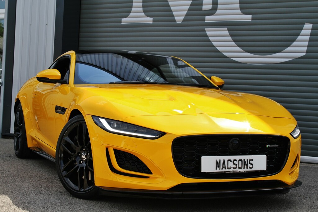 Jaguar F-Type Coupe 5.0 V8 R-dynamic P450 Awd 2021 Yellow #4