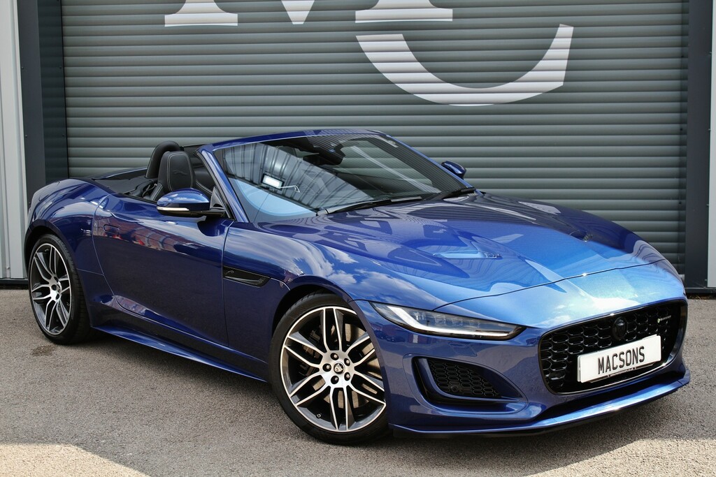 Jaguar F-Type Convertible 5.0 V8 R-dynamic P450 Awd 2020 Blue #4