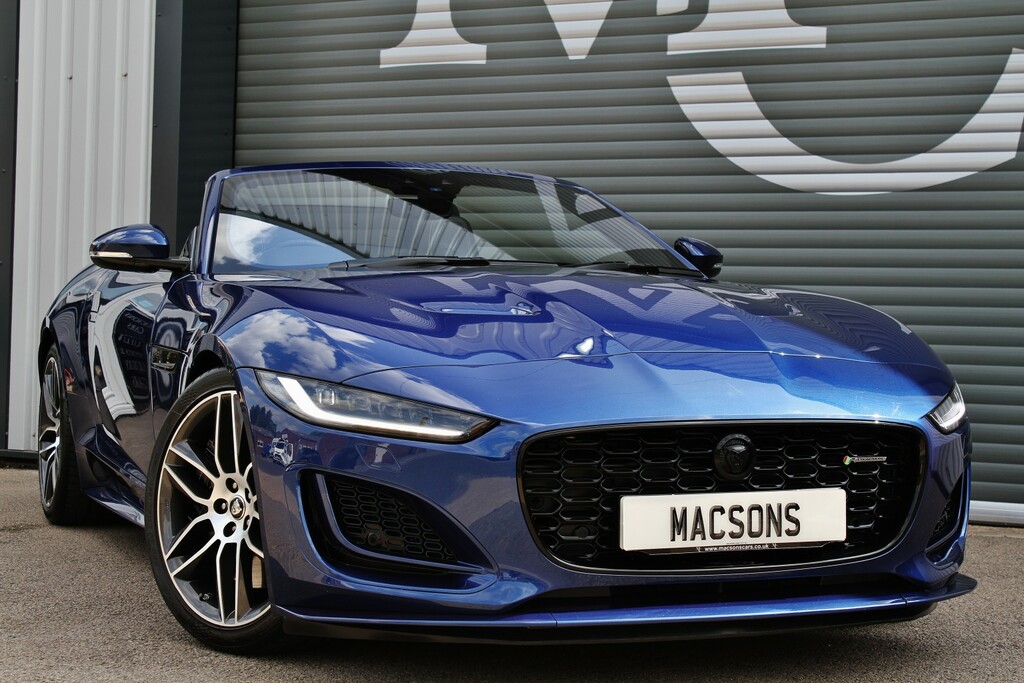 Jaguar F-Type Convertible 5.0 V8 R-dynamic P450 Awd 2020 Blue #6