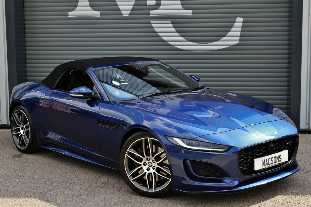 Jaguar F-Type Convertible 5.0 V8 R-dynamic P450 Awd 2020 Blue #3