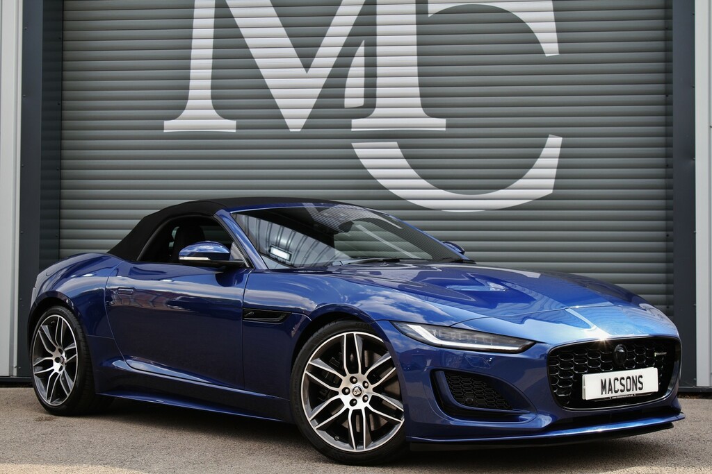 Jaguar F-Type Convertible 5.0 V8 R-dynamic P450 Awd 2020 Blue #2