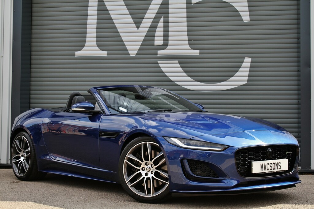Jaguar F-Type Convertible 5.0 V8 R-dynamic P450 Awd 2020 Blue