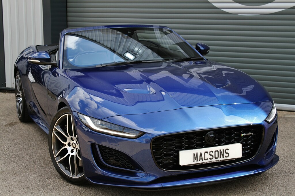 Jaguar F-Type Convertible 5.0 V8 R-dynamic P450 Awd 2020 Blue #5