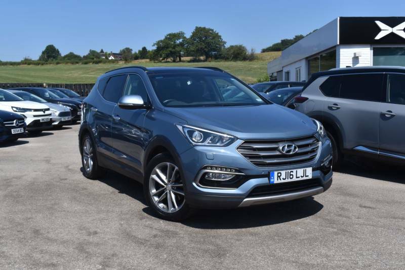 Hyundai Santa Fe 2.2 Crdi Blue Drive Premium Se 4Wd Euro 6 S Blue #2