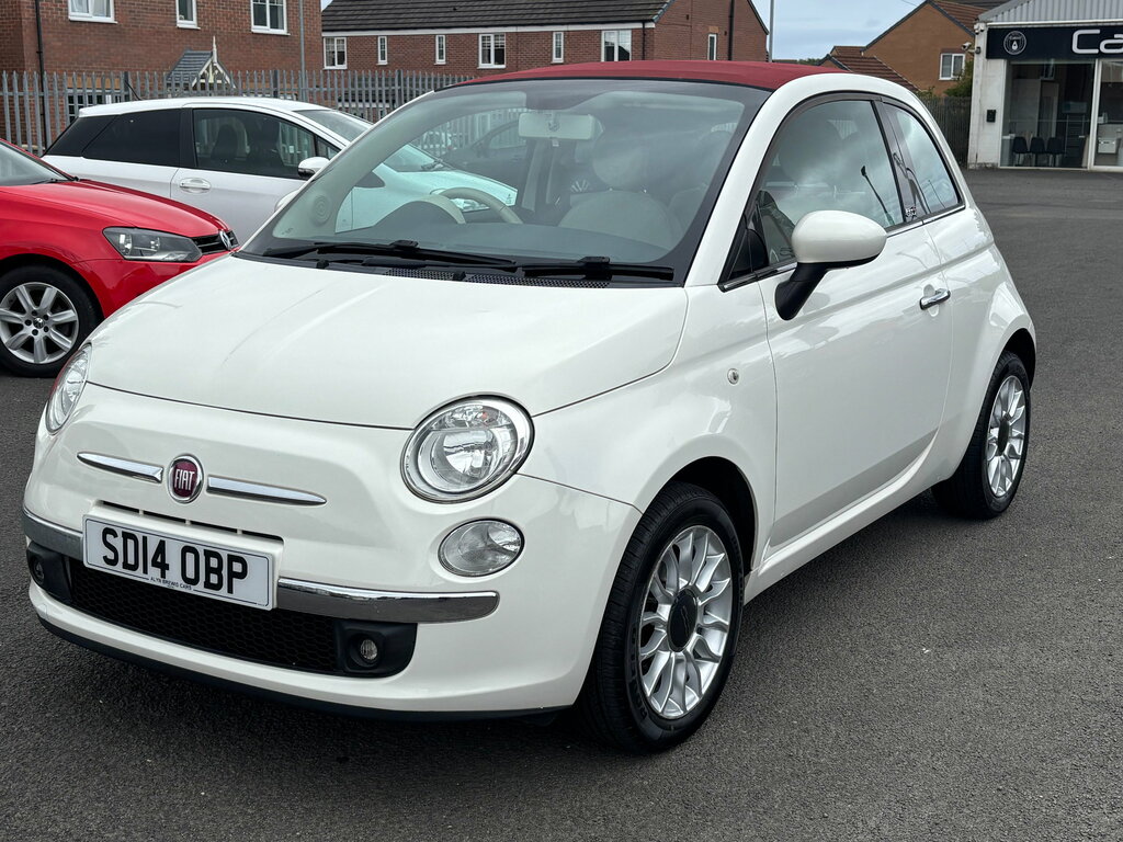 Fiat 500C 1.2 Lounge Convertible Euro 6 S White #6
