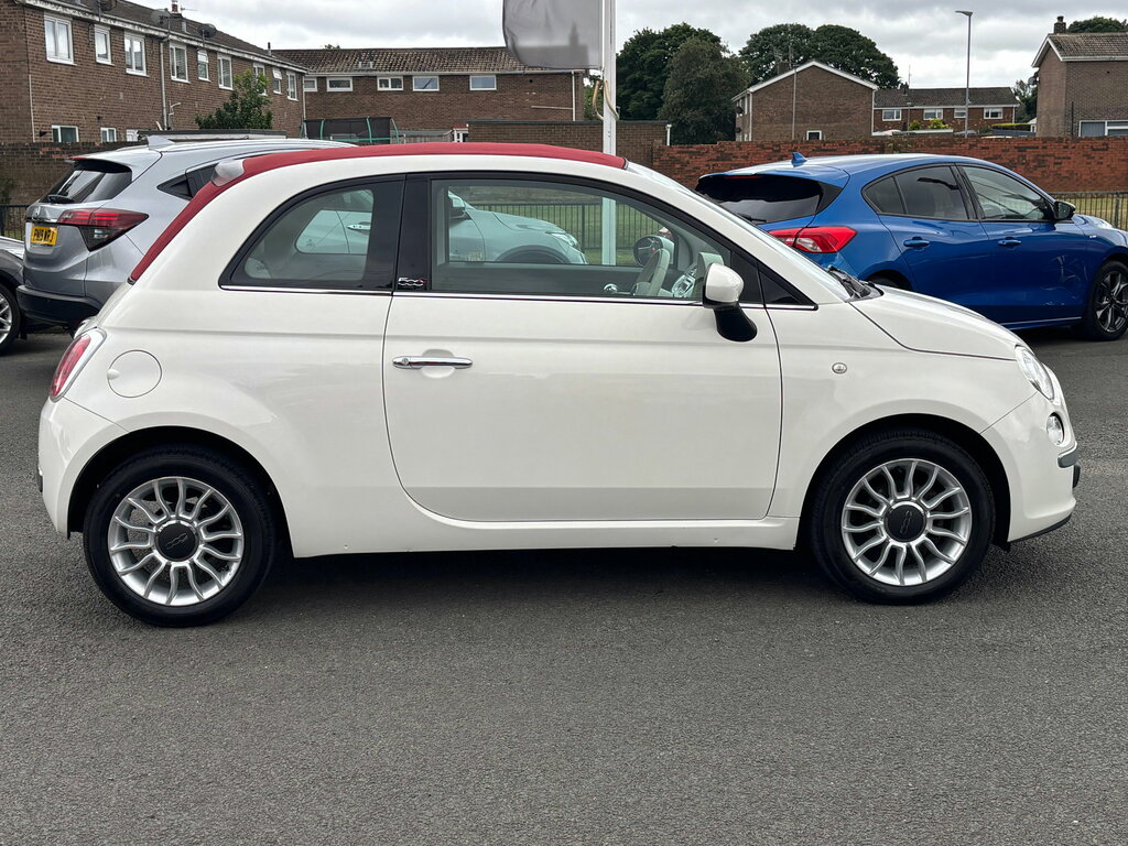 Fiat 500C 1.2 Lounge Convertible Euro 6 S White #3