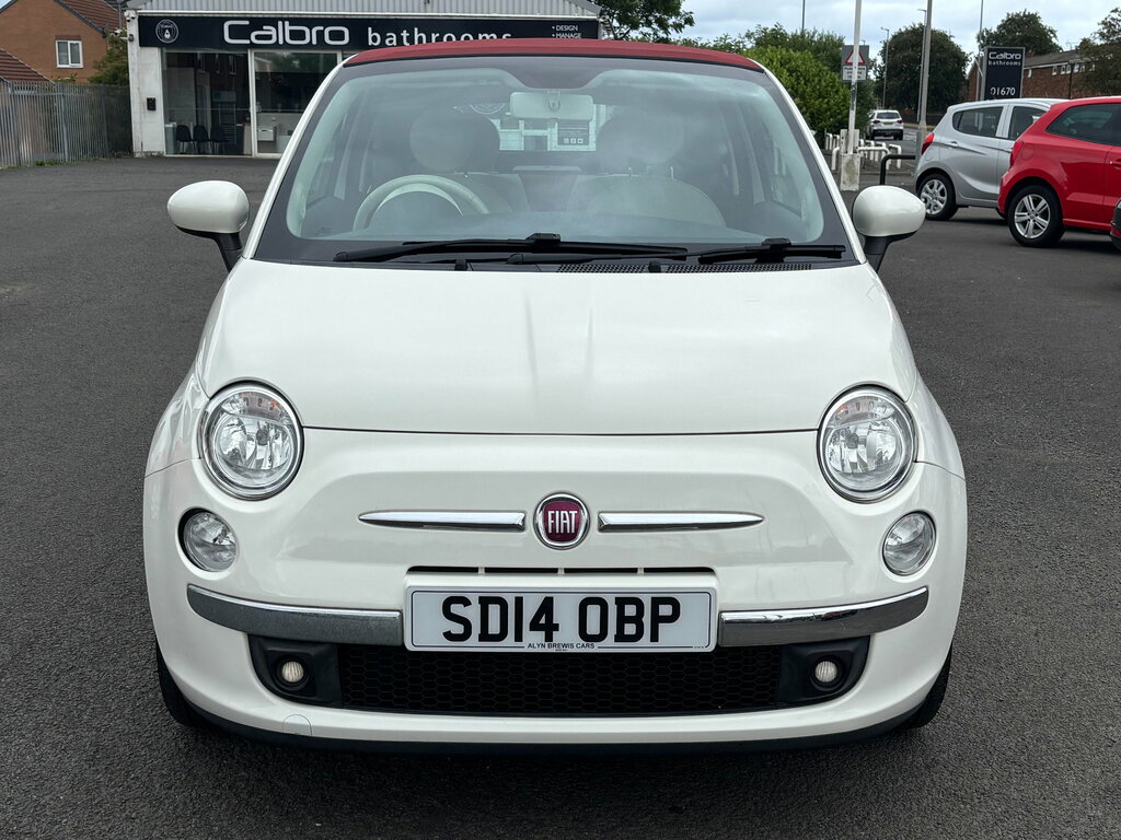 Fiat 500C 1.2 Lounge Convertible Euro 6 S White #2
