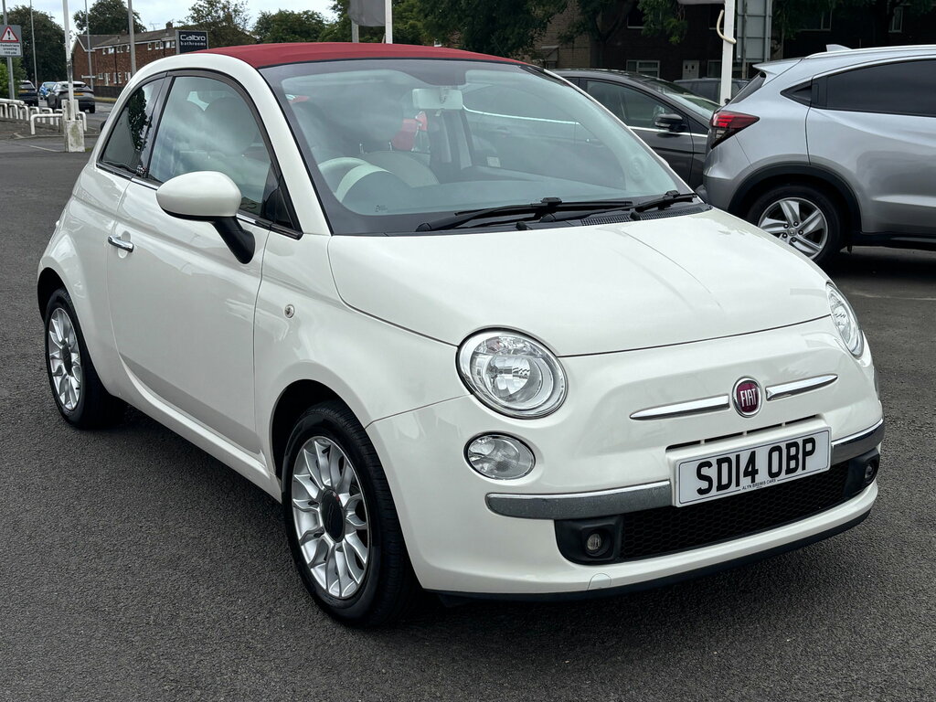 Fiat 500C 1.2 Lounge Convertible Euro 6 S White