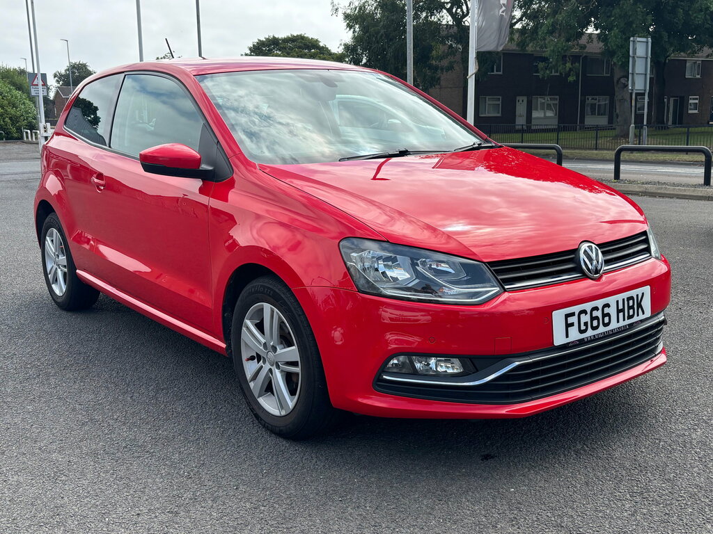Volkswagen Polo 1.0 Bluemotion Tech Match Hatchback Man Red