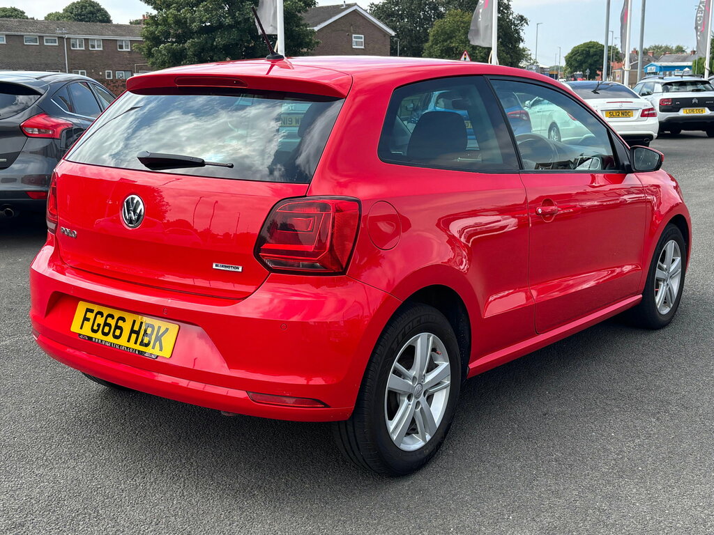 Volkswagen Polo 1.0 Bluemotion Tech Match Hatchback Man Red #4